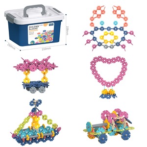Novedad 2026: Caja de Almacenamiento Portátil DIY para Bloques de Construcción Modulares Infantiles y Juguetes de Copos de Nieve - Product Image 6