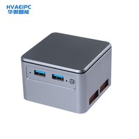 Mini Computadora de Escritorio HVAEIPC C-BOX-M1, 10 Núcleos, 4 Puertos, 8G DDR5 RAM Integrada, SSD AMD Linux, Uso Empresarial, 1 Año de Garantía, Nueva