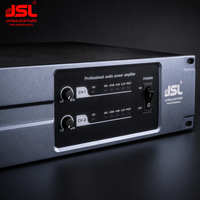 Amplificateur de puissance classe D 2x600W 2x900W 1x1800W 2U Pro Audio avec amortissement 1000 SNR 109dB pour système de sonorisation PA en direct