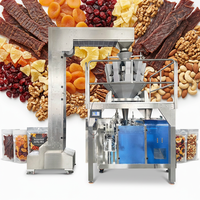 Machine d'emballage horizontale multifonctionnelle automatique pour sachets à fermeture éclair, granulés, graines, viande séchée, fruits secs, doypacks