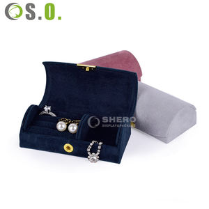Custom <b>Velvet</b> <b>Jewelry</b> <b>Box</b> Color for Rings Necklaces Bracelets Earrings Luxury <b>Jewelry</b> Packaging - Product Image 6