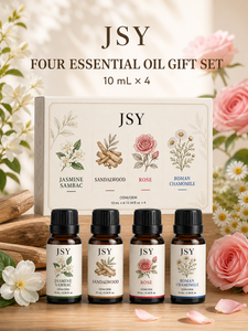 Set de Regalo de 4 Aceites Esenciales de Marca Privada, 10 ml, Jazmín, Sándalo, Rosa, Manzanilla, Aromaterapia, Fabricante Personalizado OEM ODM, Venta al Por Mayor - Product Image 5