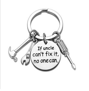 Llavero Colgante de Metal con Diseño de Martillo, Llave Inglesa y Destornillador, Abrebotellas, Regalo para el Día del Padre, con la Frase 'Papá No Puede Arreglarlo, Nadie' - Product Image 6