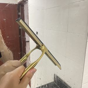 Escurridor <span class=keywords><strong>de</strong></span> ventana, Mini escurridor <span class=keywords><strong>de</strong></span> <span class=keywords><strong>goma</strong></span>, escurridor <span class=keywords><strong>de</strong></span> ventana <span class=keywords><strong>extensible</strong></span> y piso, limpiador <span class=keywords><strong>de</strong></span> vidrio para coche, escurridor <span class=keywords><strong>de</strong></span> ducha dorado con mango <span class=keywords><strong>de</strong></span> Metal - Product Image 1