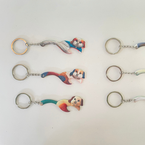 Llavero de Aleación de Zinc con Diseño de Animal Marino, Regalo para Mujeres y Niñas, para Llaves de Coche, Mochila, Joyería - Product Image 1