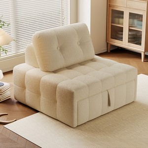 Cómodo mecanismo 2 en 1, sillones convertibles plegables para salón, sofá <span class=keywords><strong>individual</strong></span> para oficina, silla, <span class=keywords><strong>cama</strong></span> con sofá extraíble, <span class=keywords><strong>cama</strong></span> - Product Image 2