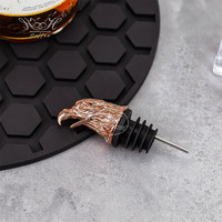 Dispensador de Vino Personalizado de Metal con Diseño de Animal, Vertedor Rápido de Licor, Aireador, Boquilla Reutilizable, Dispensador Cónico para Botellas de Vino y Chupitos