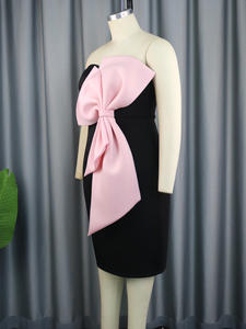 بودي كون لفصل الصيف 2024 بلا حمالات، ملابس أفريقية مقوسة، فساتين زفاف للحفلات الراقصة، فساتين بمقاسات كبيرة - Product Image 2