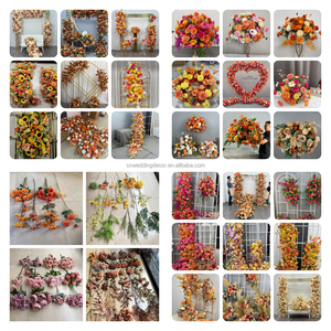 Đám Cưới Tổ Chức Sự Kiện Rose <span class=keywords><strong>Hydrangea</strong></span> Nhân Tạo Hoa Runner Bảng Trung Tâm - Product Image 3