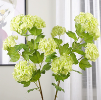 Buket Bunga Hydrangea Buatan Tangan Gaya Eropa dari Sutra - Sentuhan Alami untuk Dekorasi Tengah Meja & Dinding