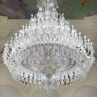 Lustre en cristal de style moderne, luxueux, pour banquet, luminaire suspendu, lustres en cristal pour mariage, lustre personnalisé pour hôtel