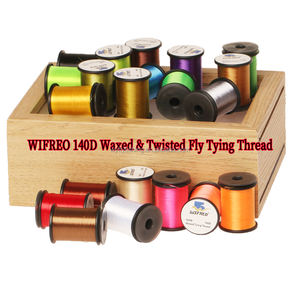 Fil de pêche torsadé ciré 140D en gros, ligne haute résistance pour la pêche à la mouche sèche, humide, nymphes, streamers, matériel de montage de mouches pour la pêche à la <span class=keywords><strong>truite</strong></span> - Product Image 4