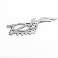 Offre Spéciale Logo personnalisé mousqueton porte-clés acier inoxydable multifonctionnel carte couteau à la mode Camping en plein air ventilateur militaire
