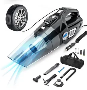 Aspiradora sıcak satış el 4 in 1 12V 70W yüksek emiş araba elektrikli süpürge ile dijital ekran fonksiyonu