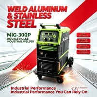 Machine à souder MIG à double impulsion SANYU Industry 300P pour l'acier inoxydable et l'aluminium, soudeuses à arc protégé par un gaz CE