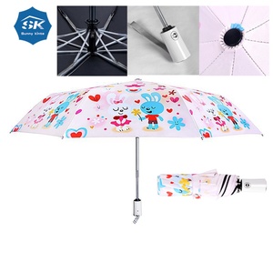 Parapluie pliant automatique 21 pouces à motifs - Product Image 3