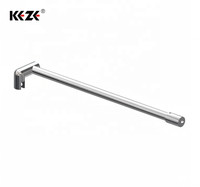 Tige de support murale ajustable certifiée CE Barre de traction pour porte de douche robuste pour l'installation de vitres de salle de bain et d'hôtel