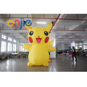 Regalo de Animal de peluche Pikachu de alta calidad para niños, famoso personaje de dibujos animados de Anime Pikachu muñeco de peluche para niños - Product Image 4