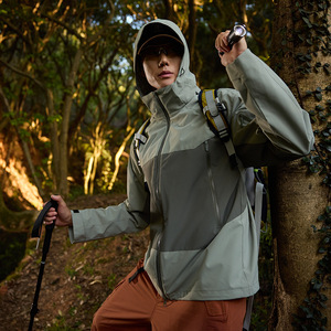 <span class=keywords><strong>Veste</strong></span> 3 en 1 unisexe à capuche amovible coupe-vent imperméable -<span class=keywords><strong>Tex</strong></span> Fleecel pour toutes les saisons, professionnelle pour la randonnée et le trekking - Product Image 3