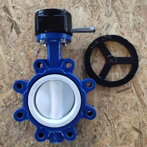 Ngầm captop dễ uốn sắt wormgear Hướng dẫn sử dụng thiết bị truyền động kiểm soát 24 "inch EPDM cao su Bướm van rotork auma - Product Image 5