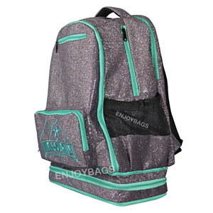 Bolso de alegría ligero con purpurina de calidad superior para mujeres y niñas, <span class=keywords><strong>precio</strong></span> de fábrica, Mochila deportiva impermeable de viaje brillante a la moda - Product Image 4