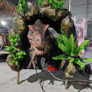 Dinosaurio animatrónico realista, t-rex <span class=keywords><strong>de</strong></span> tamaño real en cueva - Product Image 3