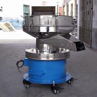 Machine à tamiser vibrante compacte 450 avec moteur, tamis à poudre en acier inoxydable pour la transformation alimentaire