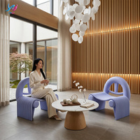 Chaise de salle à manger Arc Wave Creative Home Furniture, style moderne et simple, pour salon, chambre, hôtel et restaurant, confortable