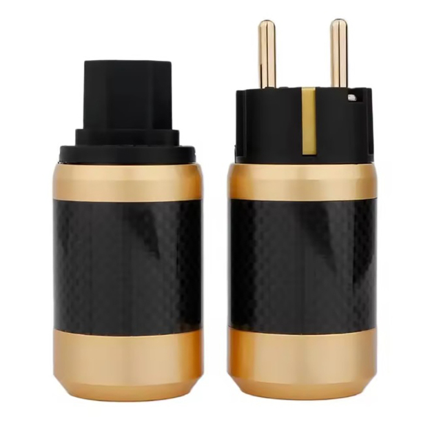 A Pair of Standard Shielded Hifi Audio DIY Cable Connector