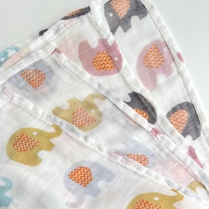 Bebé <span class=keywords><strong>de</strong></span> gasa muselina <span class=keywords><strong>de</strong></span> Swaddle Manta-impresión <span class=keywords><strong>de</strong></span> fibra <span class=keywords><strong>de</strong></span> bambú personalizado cuadrada tejida llanura 70% <span class=keywords><strong>de</strong></span> bambú, muselina <span class=keywords><strong>de</strong></span> algodón 30% - Product Image 5
