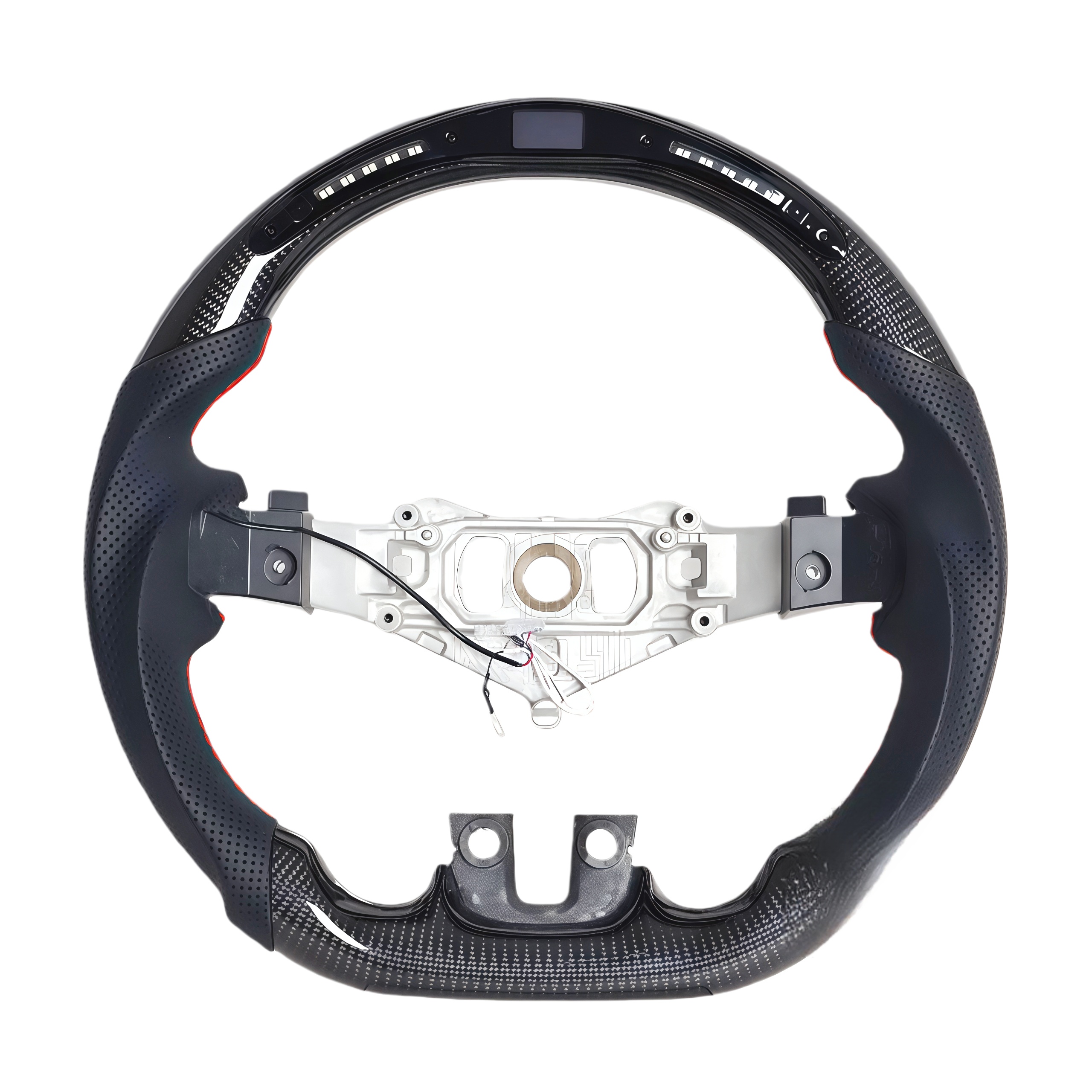 Fibre de carbone + bande lumineuse de course intelligente à 20 LED
