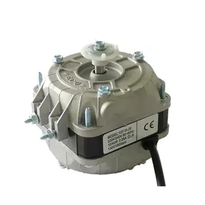 Motor de refrigeración del refrigerador de poste sombreado de fábrica de China HVAC Motor de ventilador eléctrico de cobre/aluminio 100V ~ 240V Q-Frame 3W ~ 60W Motores