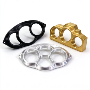 Marco de Montaje de Precisión de 5 Ejes CNC para Calibrador de Triple Orificio Redondo de Latón, Bisel Personalizado para Instrumentos de Bicicleta de Carreras - Product Image 6