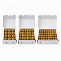 Witte Kiwi Verpakkingsdoos met Eierkrat-stijl Kussentjes, Aangepaste Logo Fruitdoos voor Kiwi Boomgaard Groothandel