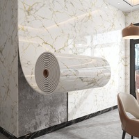 Panneau mural décoratif auto-adhésif moderne en XPE/PVC à motifs géométriques, imperméable, résistant à l'humidité et ignifuge, autocollant mural pour cuisine