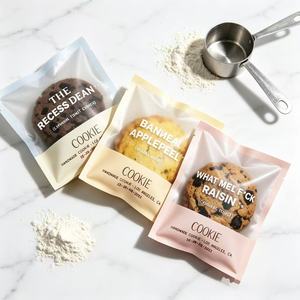 Sello Autoadhesivo Personalizado de Tres Lados con Acabado Esmerilado, BOPP, Grado Alimenticio, para Macarons, Postres, Donas, Galletas Individuales - Product Image 4