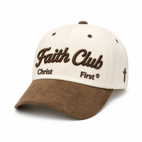 Casquette de baseball personnalisée avec logo, en daim marron, visière incurvée, broderie script, style Dad Hat, pour souvenirs et vente en gros