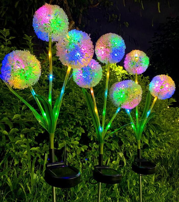 Colorful　DARK THE SUNS ３枚セット Weepong Solar Garden Lights 3 Pack New Upgraded Solar Lights