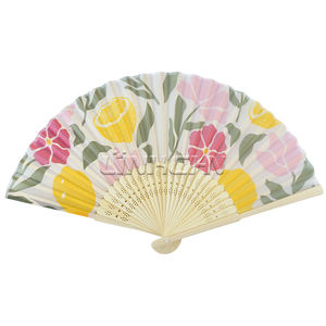 Atacado 21cm Portátil Bambu Folding Mão Fan Logotipo Personalizado Presente Do Casamento Pintado Decoração Disponível - Product Image 2