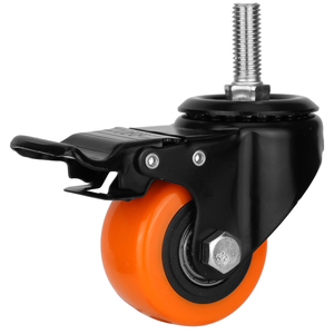50Mm Roulettes <span class=keywords><strong>Tabouret</strong></span> Trépied Orange Pivotante Pvc <span class=keywords><strong>Roulette</strong></span> Pour Appareil Photo - Product Image 5