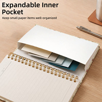 Carnet à spirale à reliure florale, carton blanc A5 épaissi de haute qualité, impression UV personnalisée, vente en gros, cadeau d'affaires