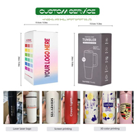 Grosir Custom 40 oz Adventure Stainless Steel Double Wall Vacuum Metal Cup Travel Coffee Mug 40oz Tumbler Dengan Pegangan