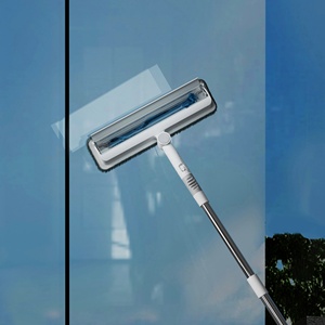 Realida 3-trong-1 nhựa cửa sổ sạch hơn với thay thế khăn và lau đầu giống cây chổi cho kính cửa sổ làm sạch - Product Image 1