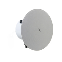 Altavoz de Techo Coaxial POE Dante Network de 8 Pulgadas y 30W con DSP para Sistema PA, Rejilla Sin Marco
