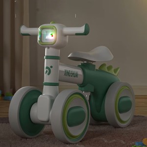 Nouvelle Voiture Évolutive à Quatre Roues pour Enfants en Forme de <span class=keywords><strong>Dinosaure</strong></span>, en Plastique, Sans Pédales, Anti-Renversement, Aide à la Marche avec Musique et Lumières - Product Image 6