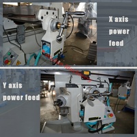 Fraiseuse universelle X6323/X6325/X6330, Machine à fraiser avec base flexible/intelligente, Servo, tourelle