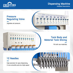 Máquina Dispensadora <span class=keywords><strong>de</strong></span> Plástico <span class=keywords><strong>de</strong></span> Alta Precisión <span class=keywords><strong>de</strong></span> la Marca Zhenying, Automática, <span class=keywords><strong>de</strong></span> <span class=keywords><strong>Silicona</strong></span> <span class=keywords><strong>de</strong></span> PVC, <span class=keywords><strong>de</strong></span> 12 Colores - Product Image 3
