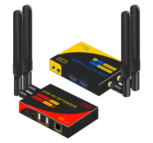 Nuevo Producto <span class=keywords><strong>4K</strong></span> 30HZ/1080P HD H.265 Codec inalámbrico 100M <span class=keywords><strong>HDMI</strong></span> KVM receptor de red <span class=keywords><strong>HDMI</strong></span> VGA salida Dual para proyección/ordenador - Product Image 2