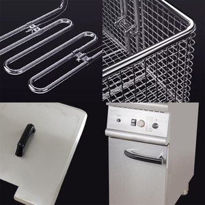 <span class=keywords><strong>Friteuse</strong></span> industrielle à <span class=keywords><strong>gaz</strong></span> en acier inoxydable pour cuisine commerciale, <span class=keywords><strong>friteuse</strong></span> à graisse profonde avec armoire - Product Image 2