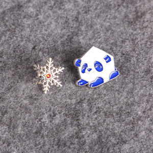 Badge métallique personnalisé en acier inoxydable, broche peinte en alliage de zinc, étiquette nominative en époxy, dessin animé anime, sur mesure, usage général, rond 20 mm - Product Image 1